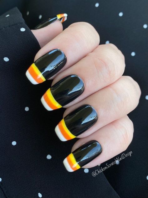 black edgy nails