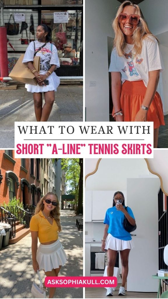 tennis skirt outfit ideas