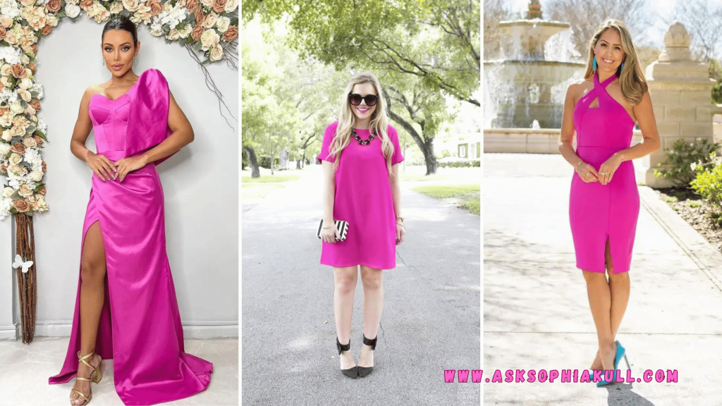 What Color Of Shoes To Wear With A Fuchsia Dress