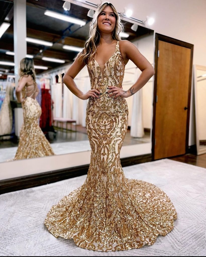 gold prom dress ideas