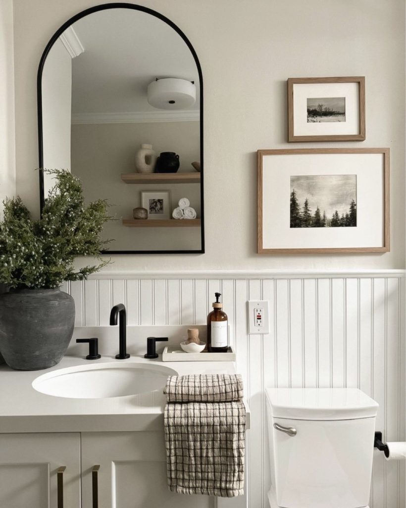 above the toilet wall decor ideas