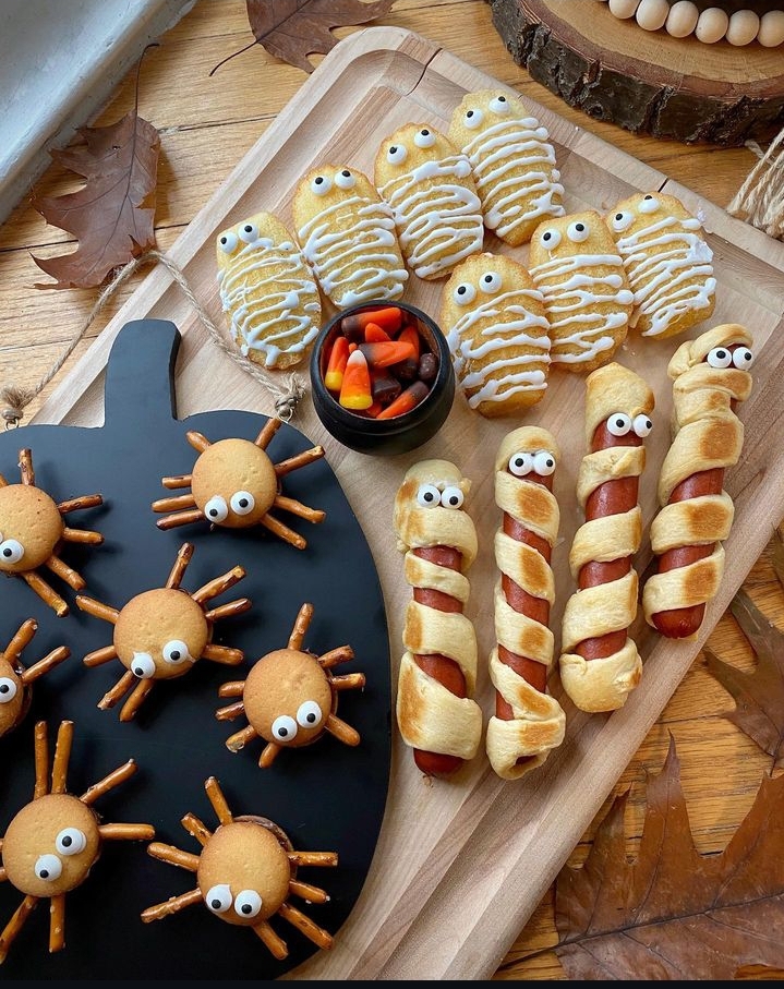 Halloween baked board ideas