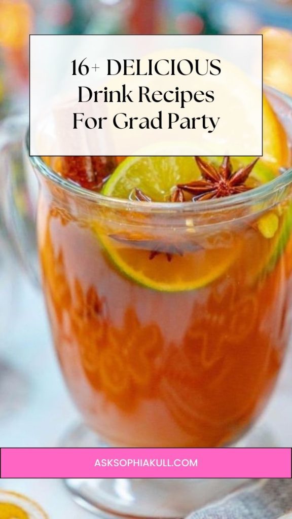 grad party drink recipes ideas