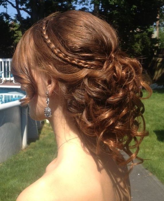 brown prom hairstyle ideas