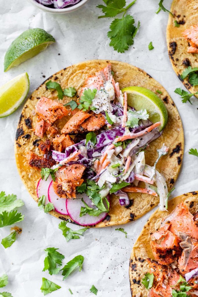 Salmon tacos recipe