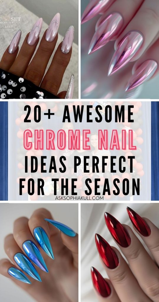 chrome nail designs