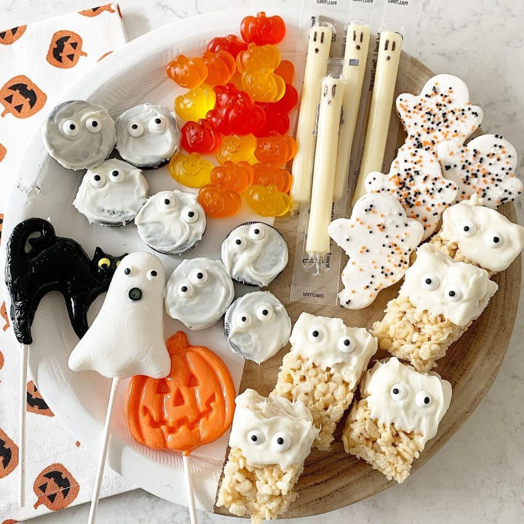 Halloween snacks board ideas