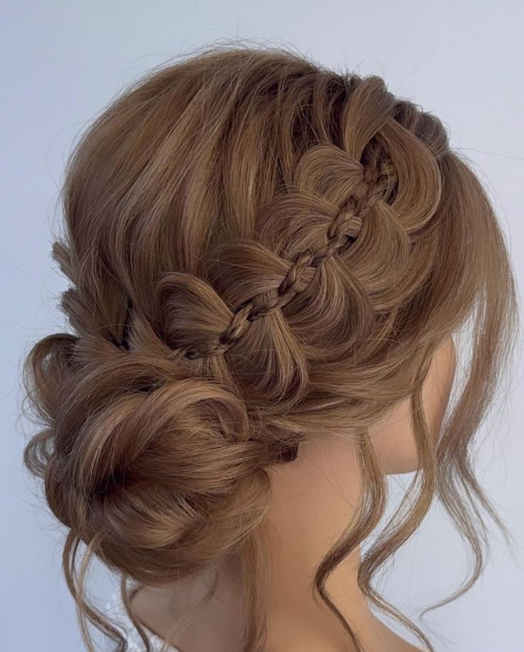 brown prom hairstyle ideas