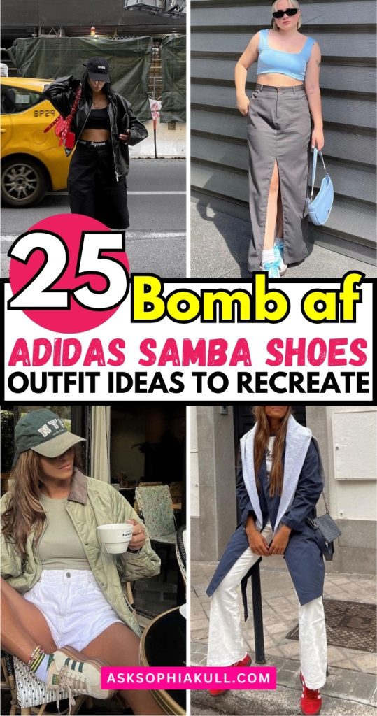 Adidas Samba sneakers outfit ideas