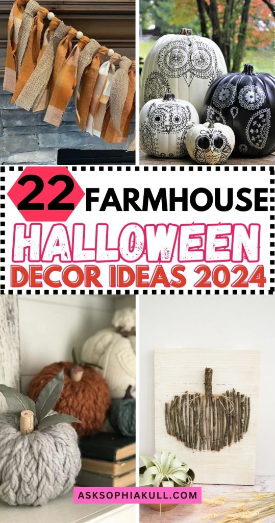 22 DIY Farmhouse Halloween Decor Ideas 