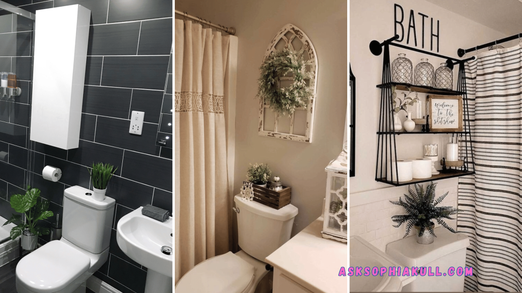 above the toilet styling ideas