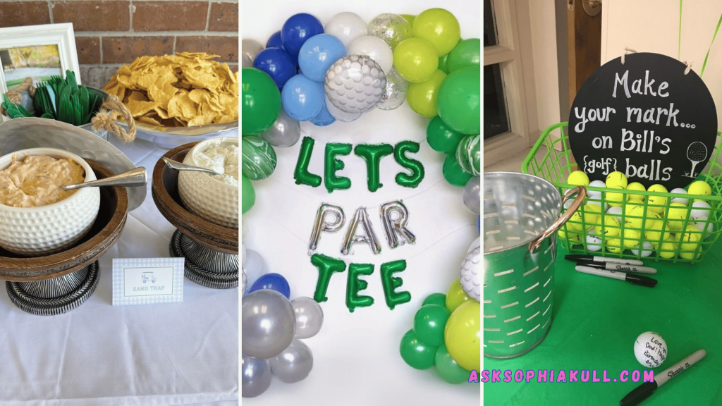 golf-themed grad party ideas