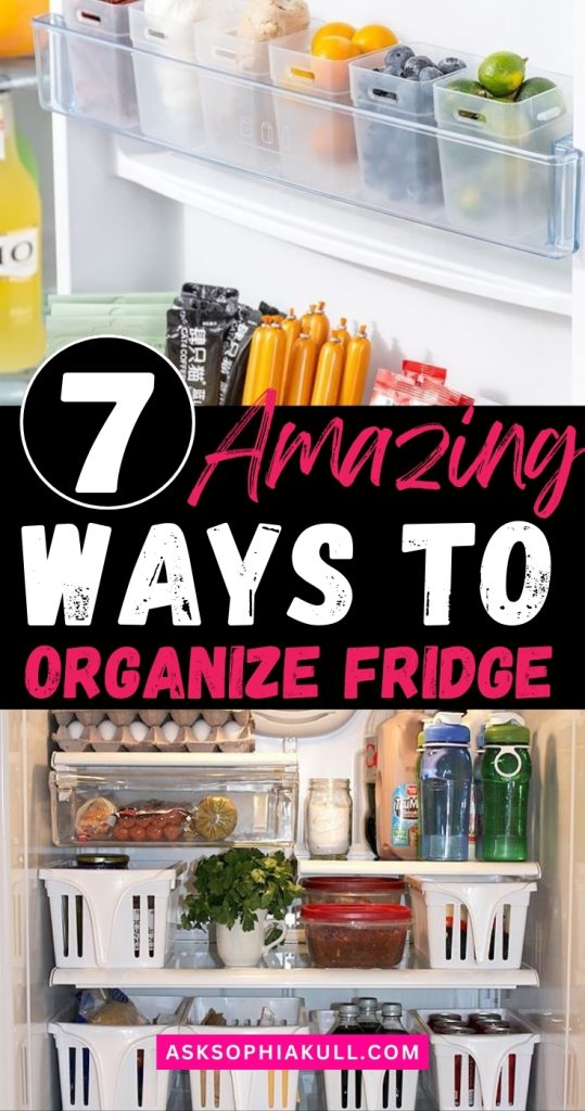 how to organize fridge