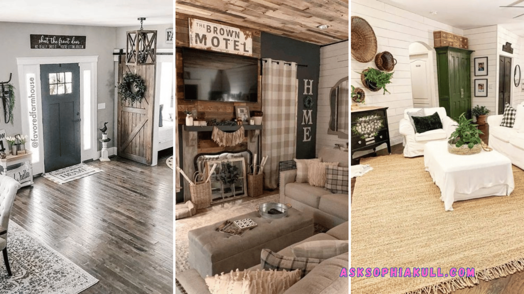 14 Farmhouse Living Room Decor Ideas 