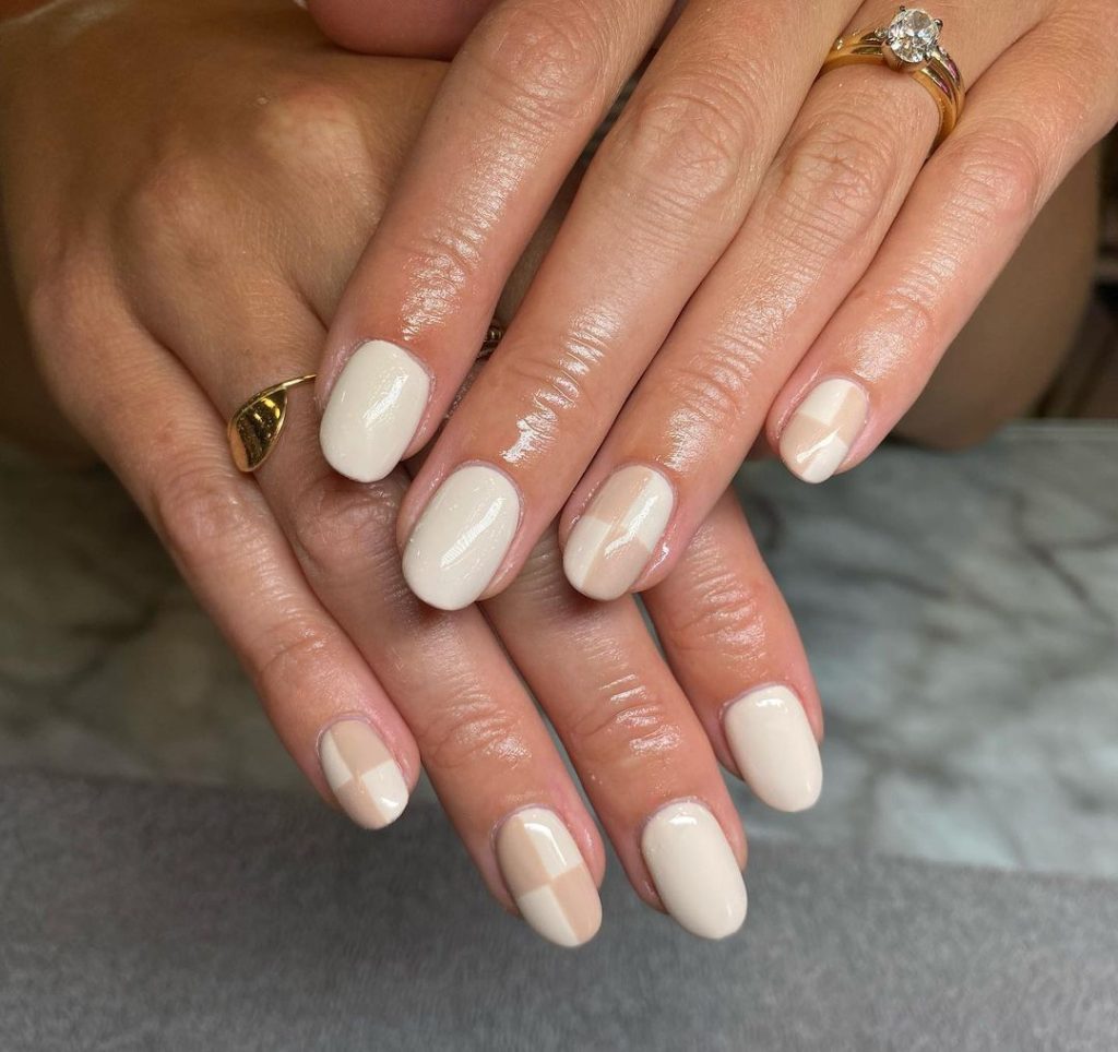 neutral nails inspo