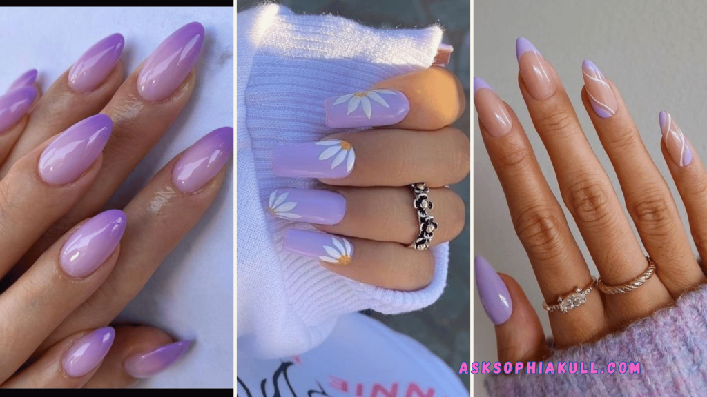 Purple Summer Nail Designs