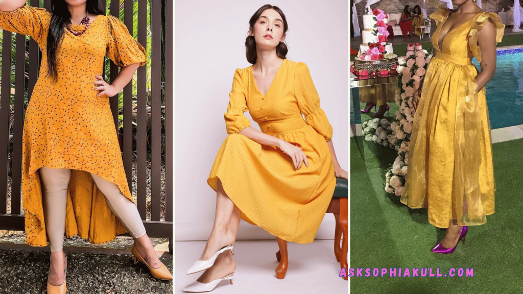 5 Best Color Shoes That Go With Mustard Yellow Dress