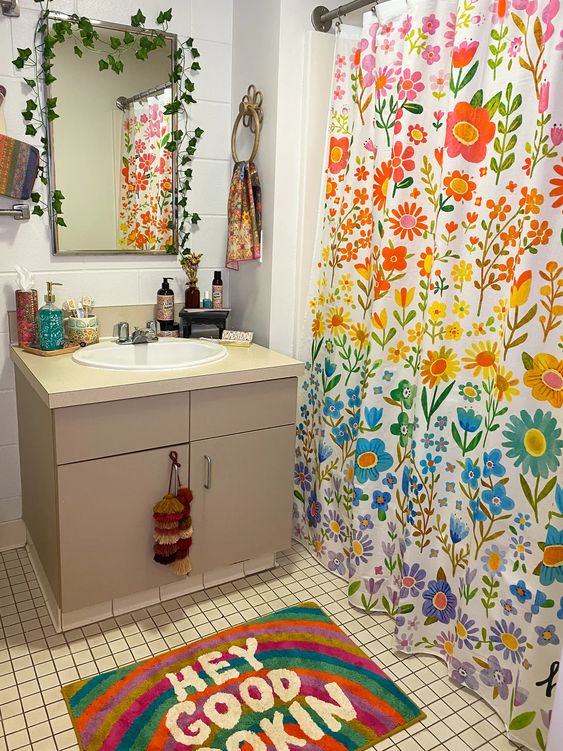 boho dorm bathroom ideas