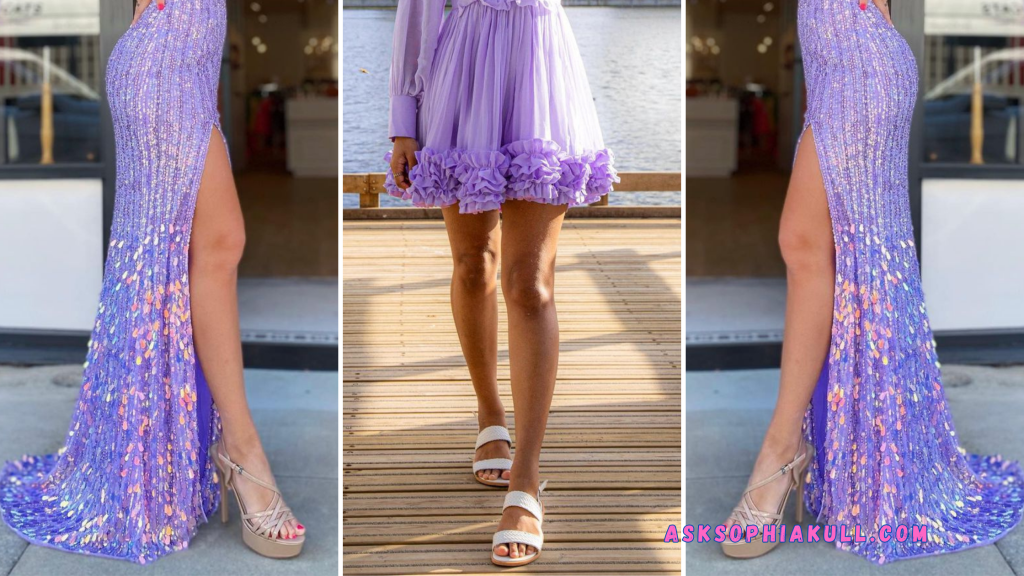 best shoe color for lilac dresses