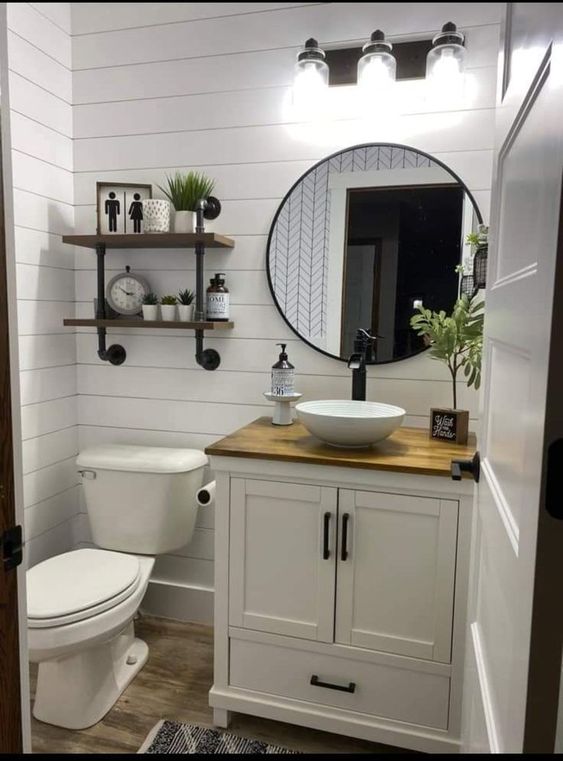 Farmhouse Bathroom Décor Ideas