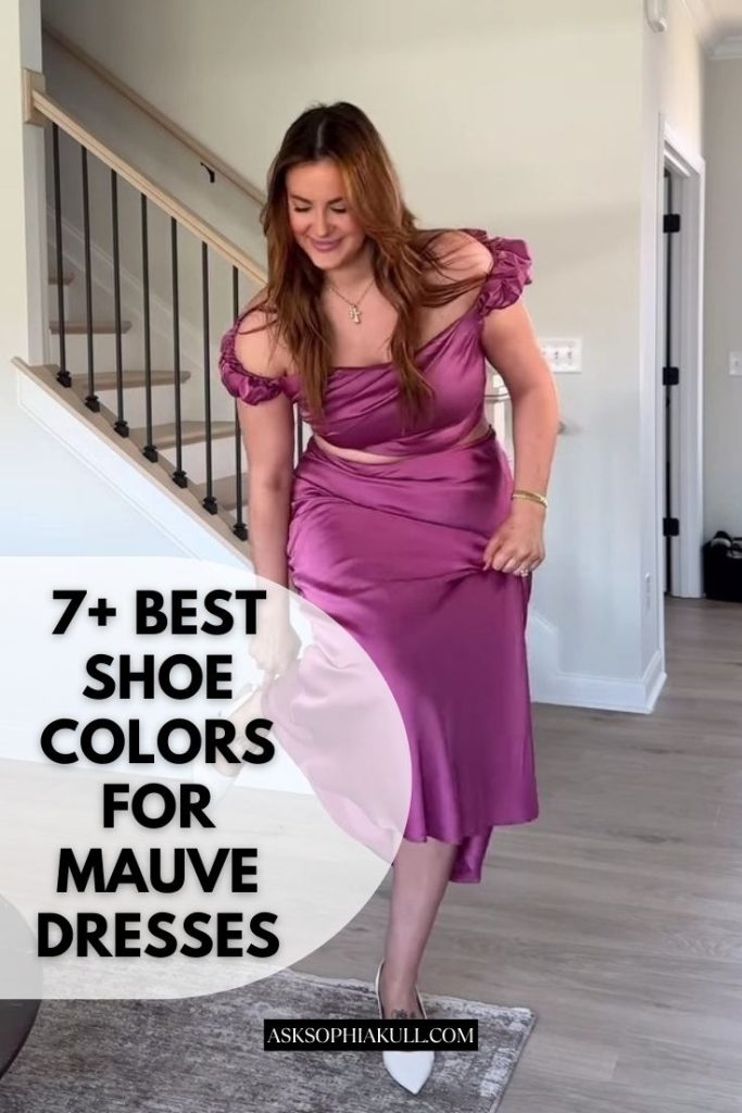 Color of Shoes To Wear With Mauve Dress