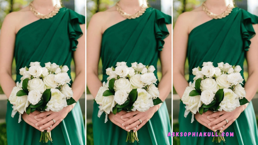 Color-Flowers-For-Emerald-Dress