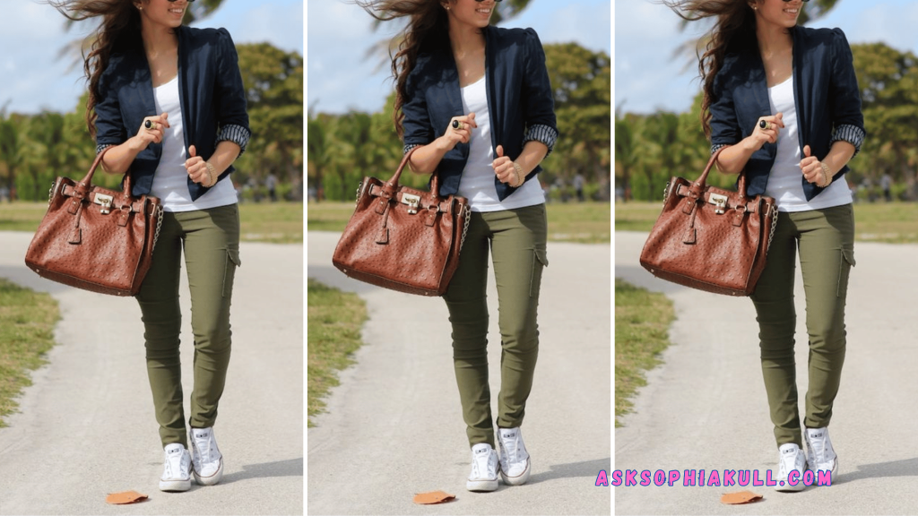 best shoe colors to wear with olive pants