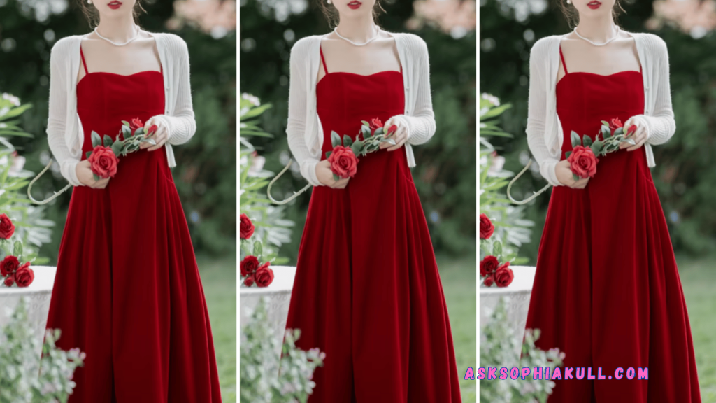 How To Style A Red Velvet Dress