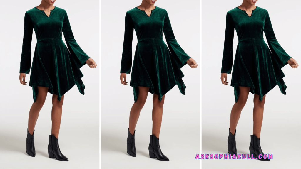 How To Style A Green Velvet Dress