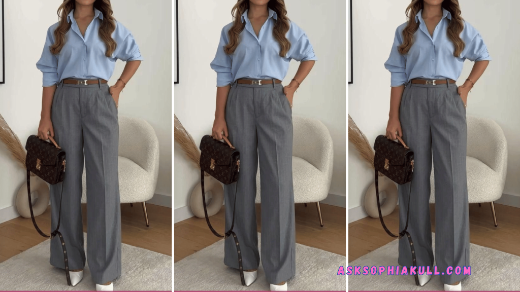 Color Pants For Blue Shirt 