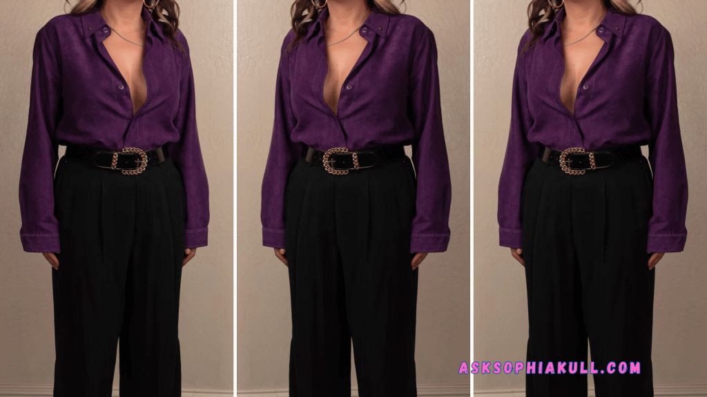 Best Color Pants To Wear With Purple Shirt For Women