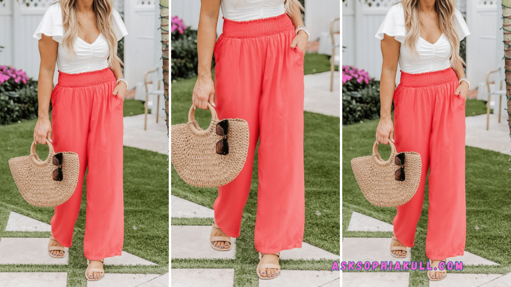 What Color To Wear With Coral Pants