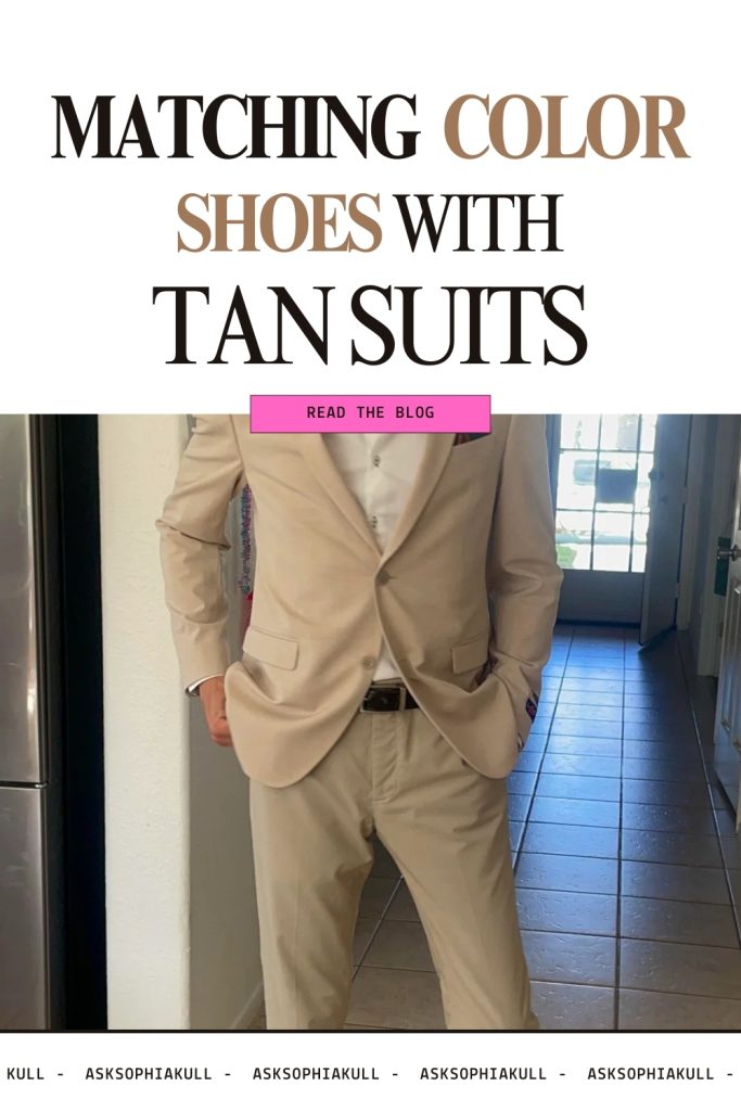 6+ Bold Shoe Colors To Wear With A Tan Suit