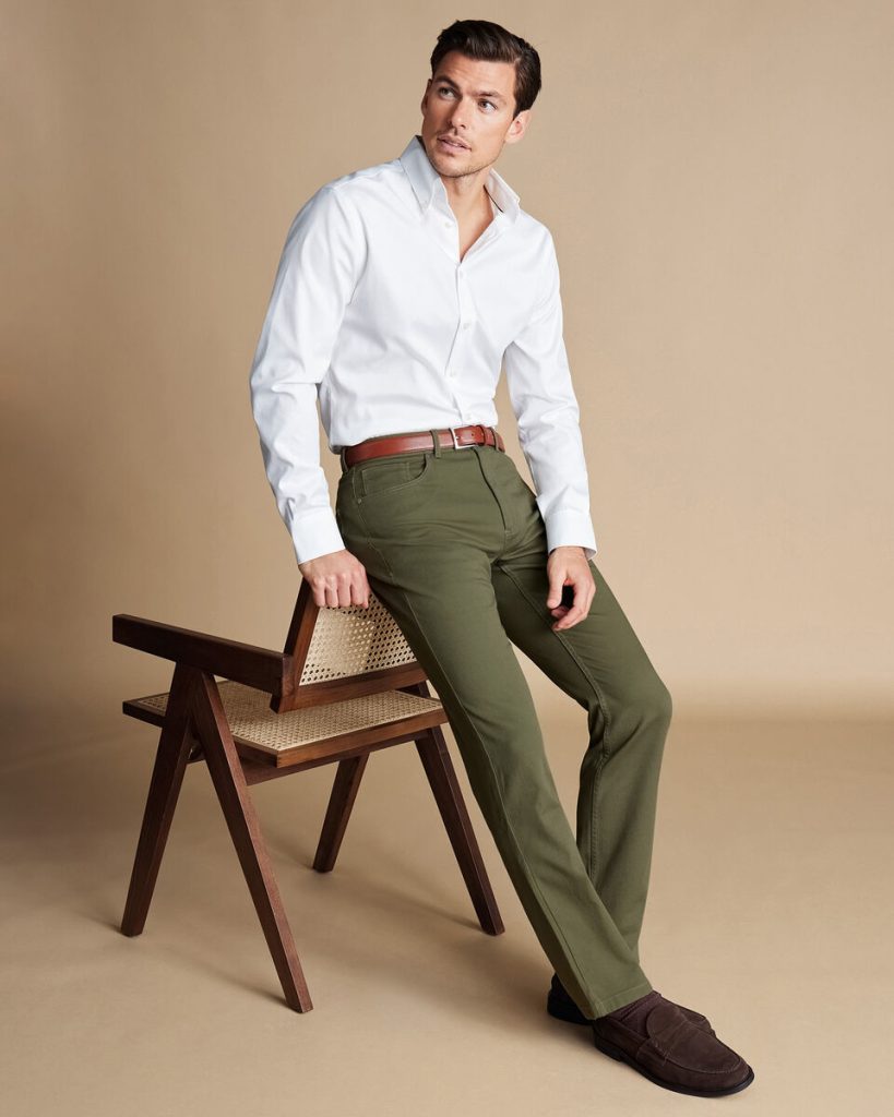 Best Color Shirt To Wear With Olive Green Pants For Men