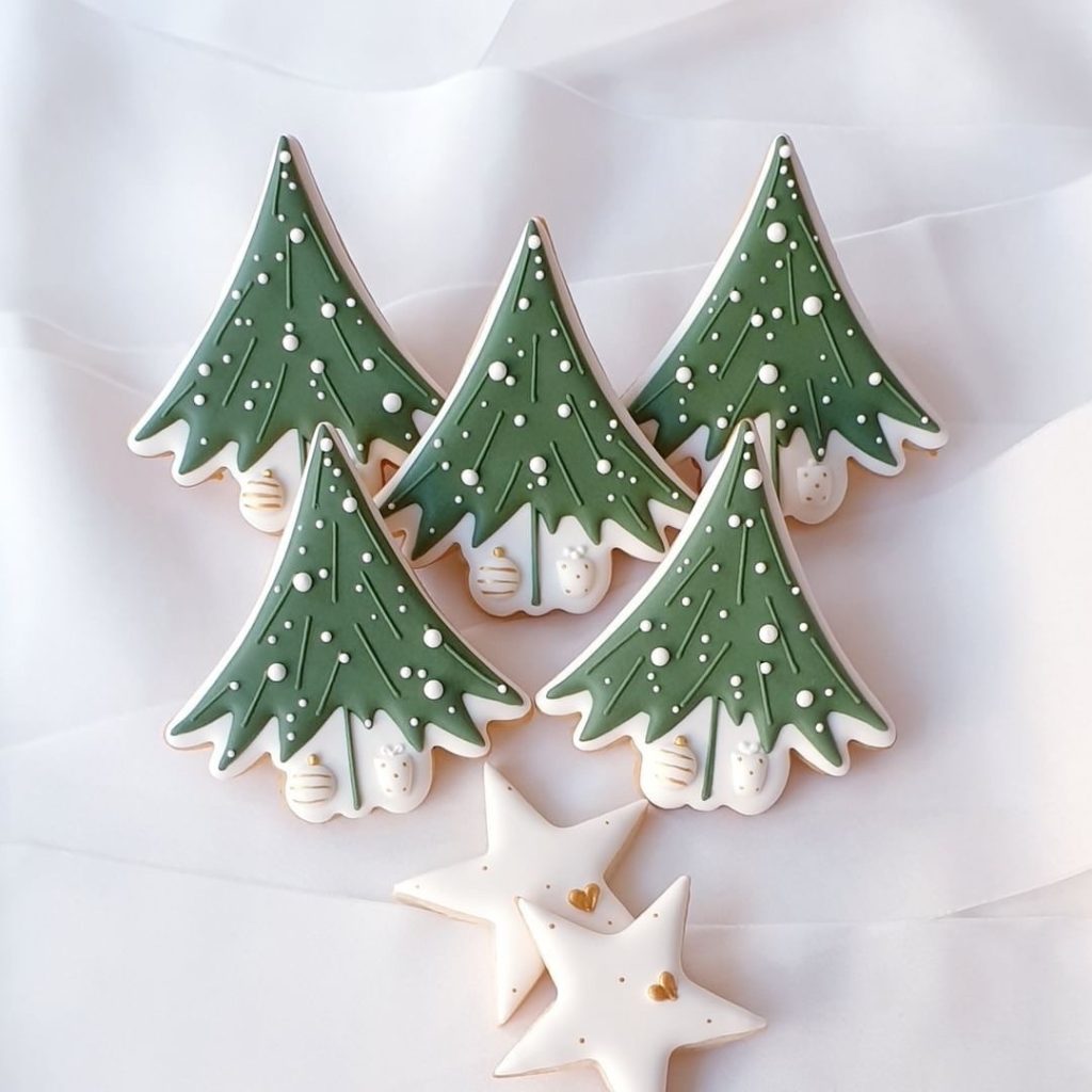 green Christmas Cookie Ideas