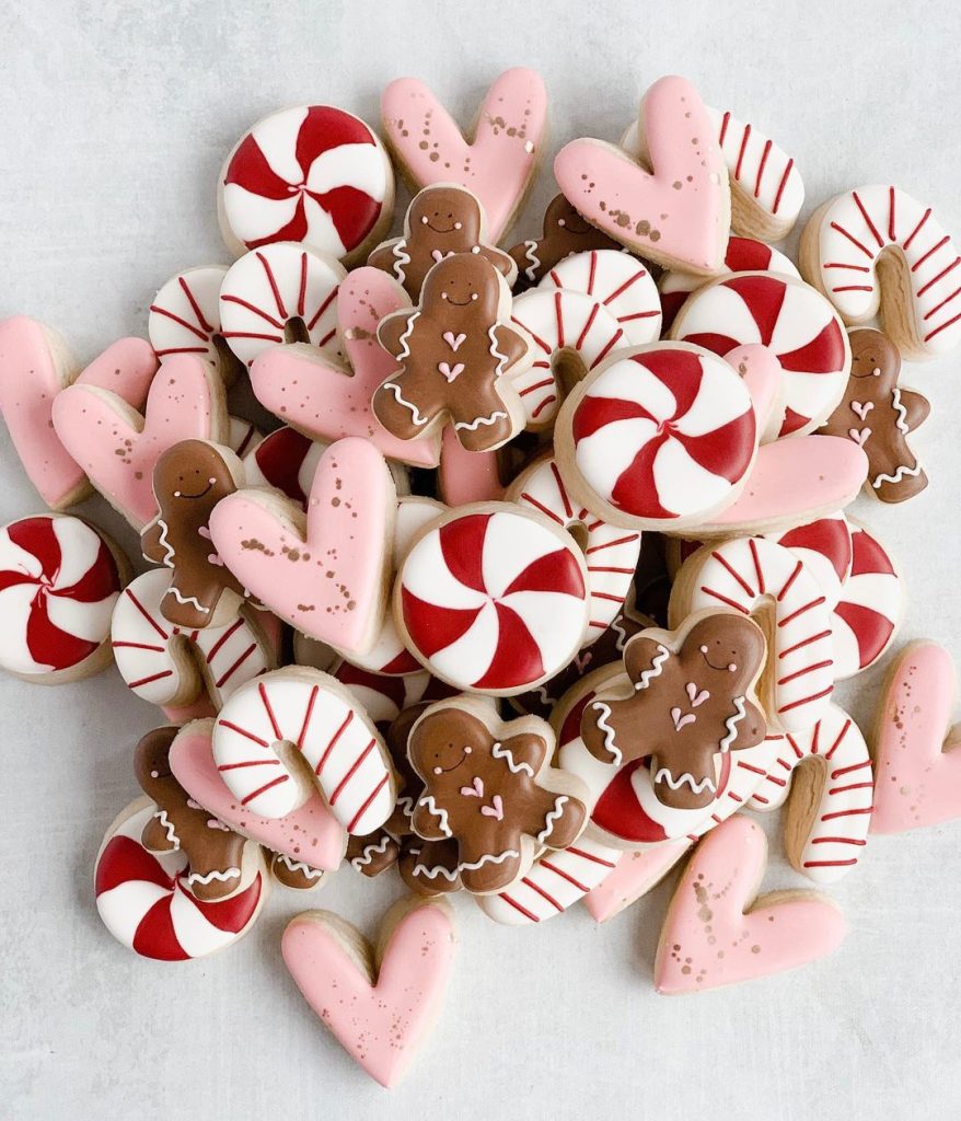 red Christmas Cookie Ideas