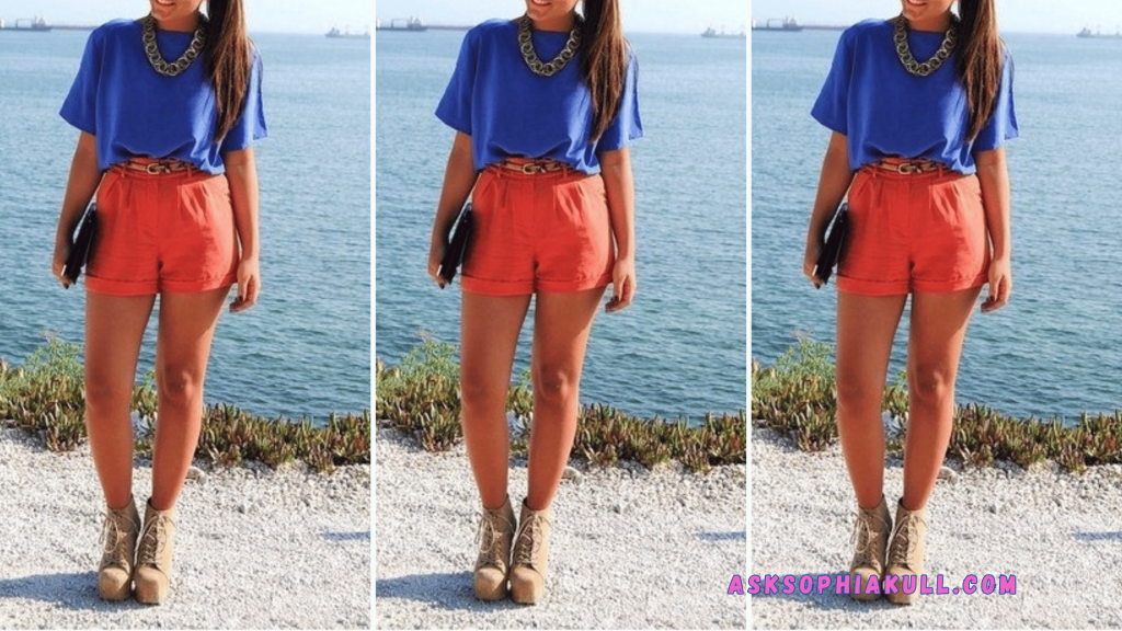 Color Of Shirt With Orange Shorts