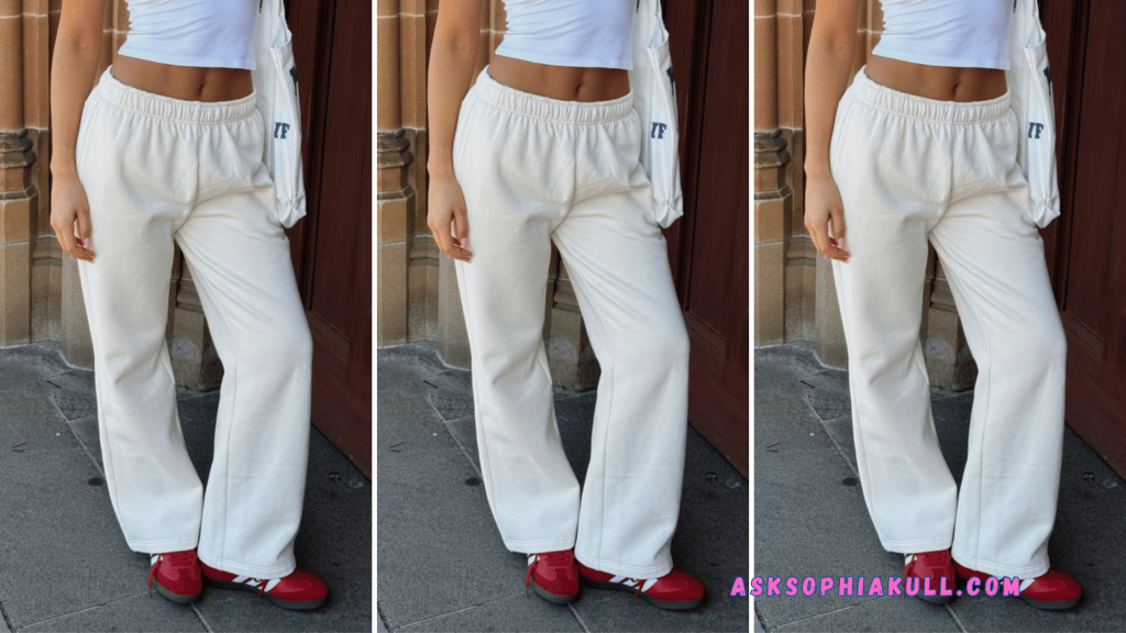 Best Outfits To Wear With Wide Leg Sweatpants